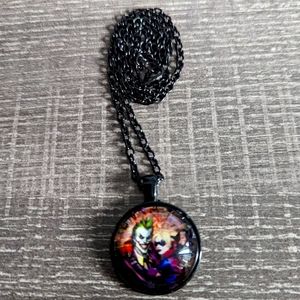 D.C. Joker and Harley Quinn Necklace, NWOT